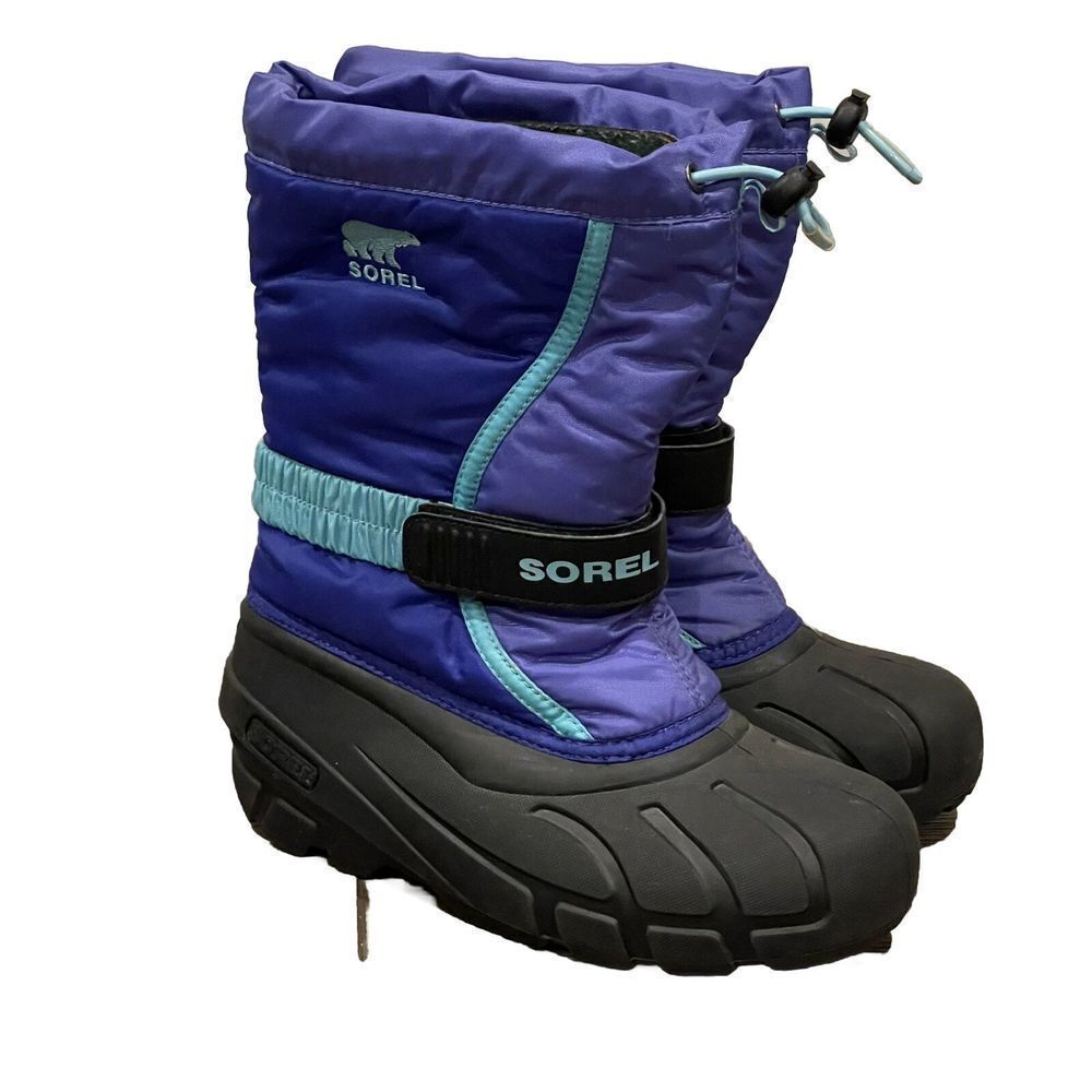 Sorel Kids Boots - Blue and Black
